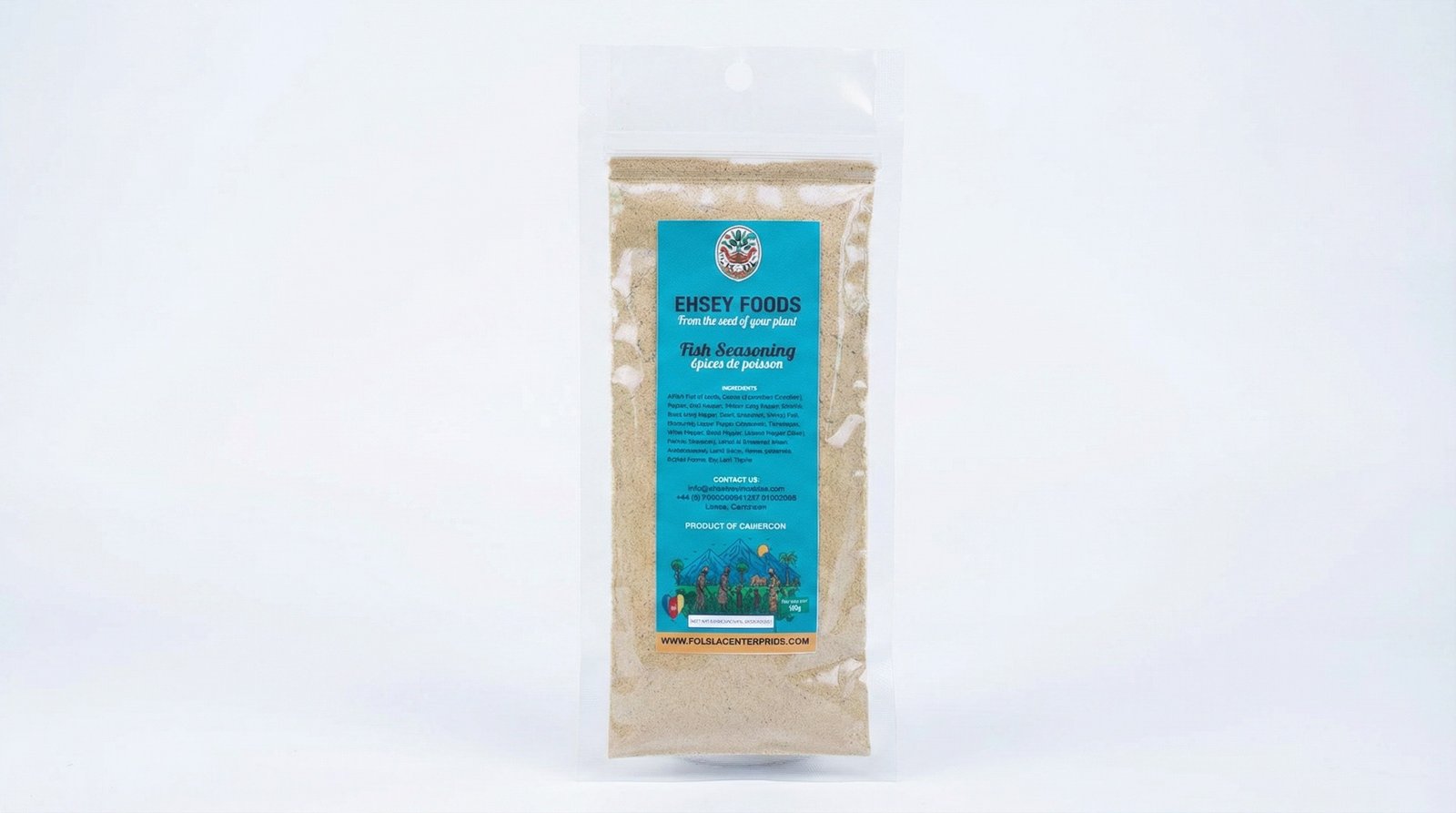 Ehsey Foods Fish Seasoning package
